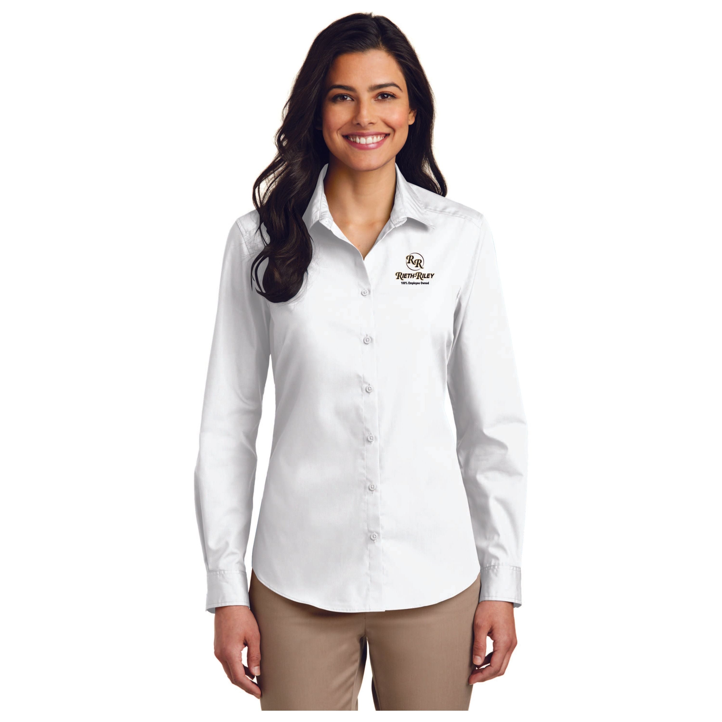 Lw100 Port Authority® Ladies Long Sleeve Carefree Poplin Shirt – Rieth