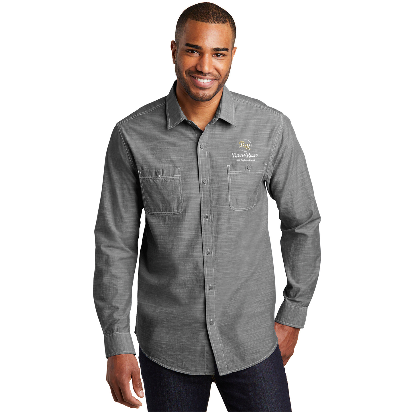 Port Authority® Slub Chambray Shirt - W380