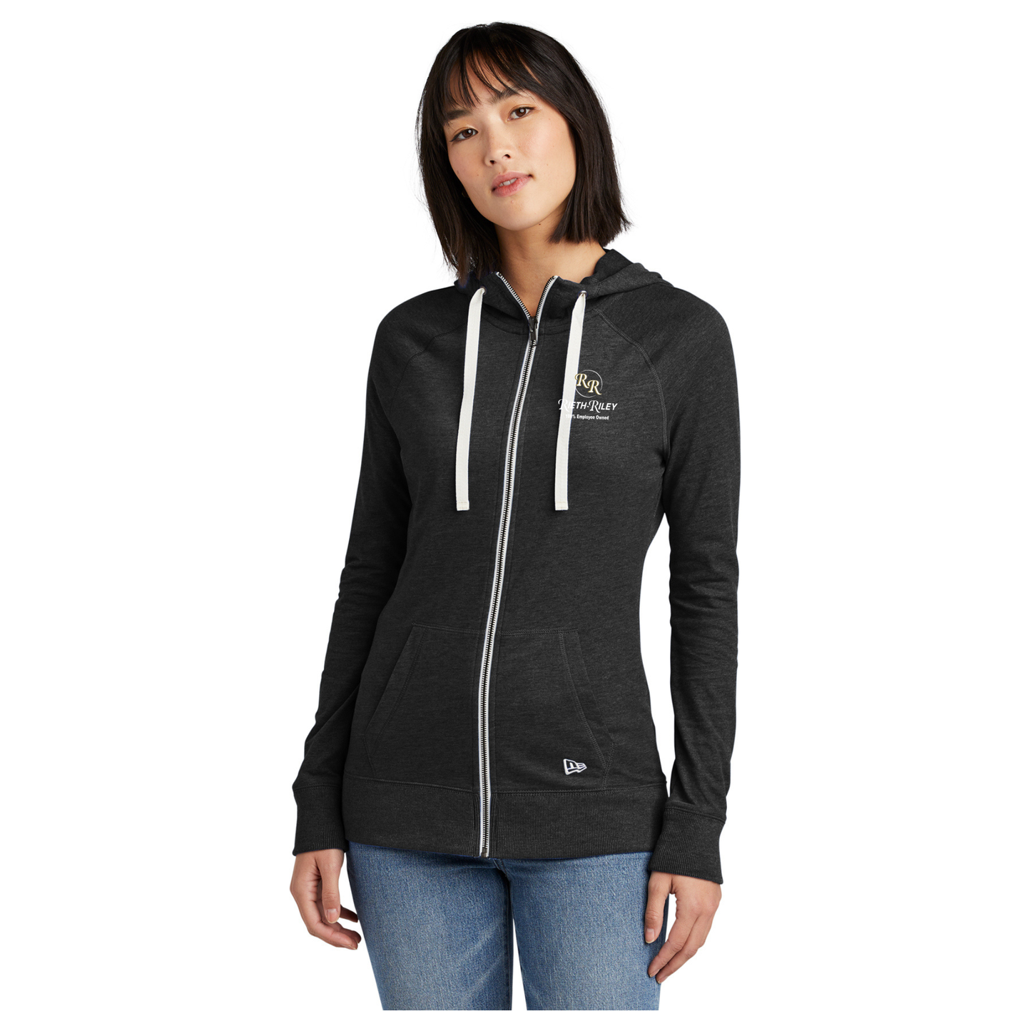 New Era® Ladies Sueded Cotton Blend Full-Zip Hoodie - LNEA122