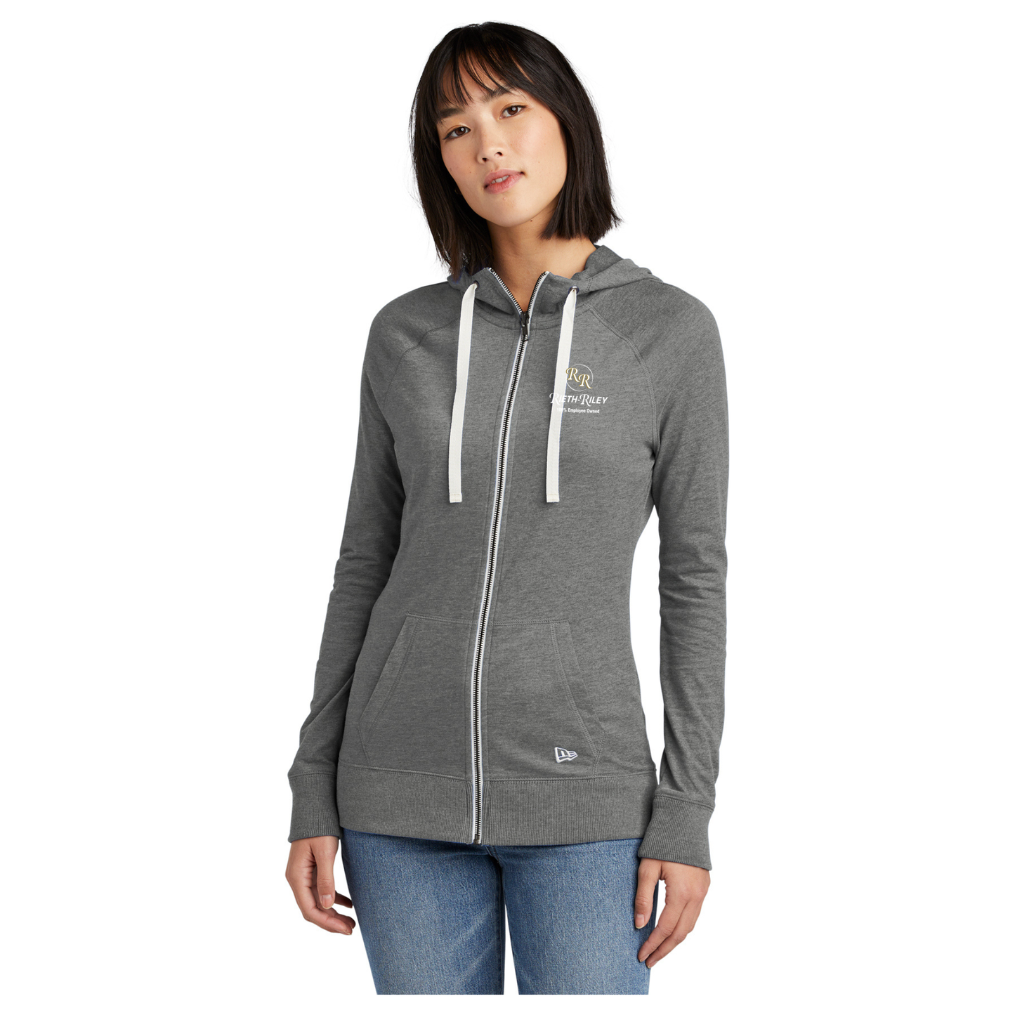 New Era® Ladies Sueded Cotton Blend Full-Zip Hoodie - LNEA122