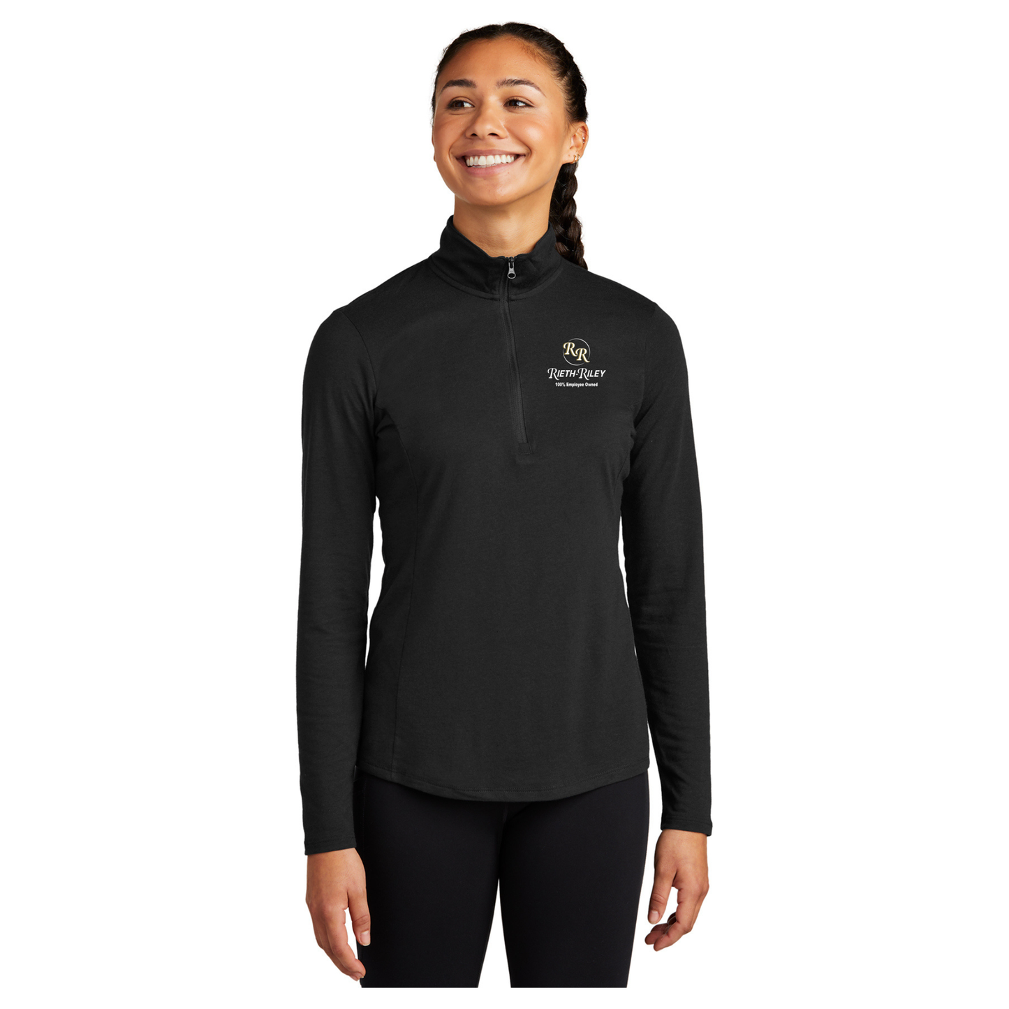 Sport-Tek ® Ladies PosiCharge ® Tri-Blend Wicking 1/4-Zip Pullover - LST407