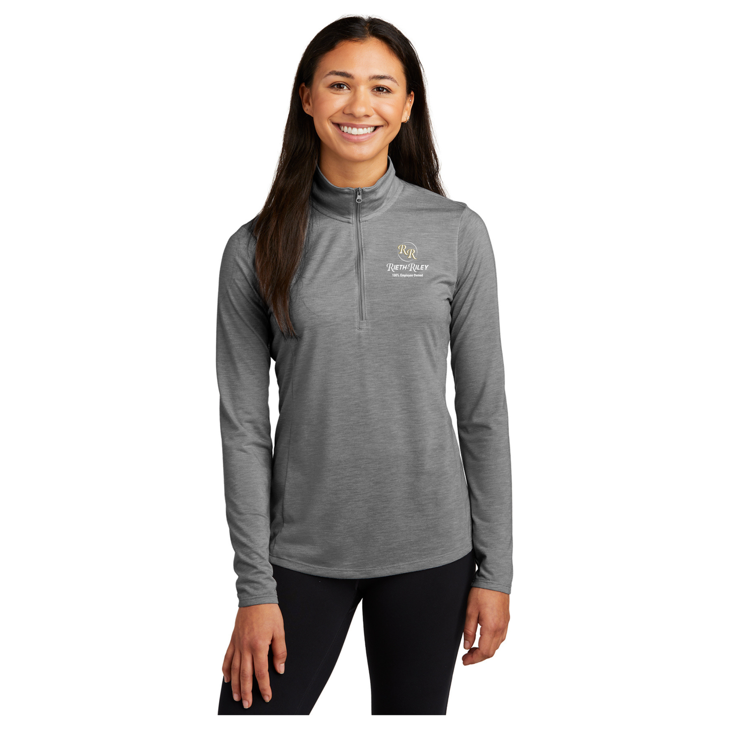 Sport-Tek ® Ladies PosiCharge ® Tri-Blend Wicking 1/4-Zip Pullover - LST407