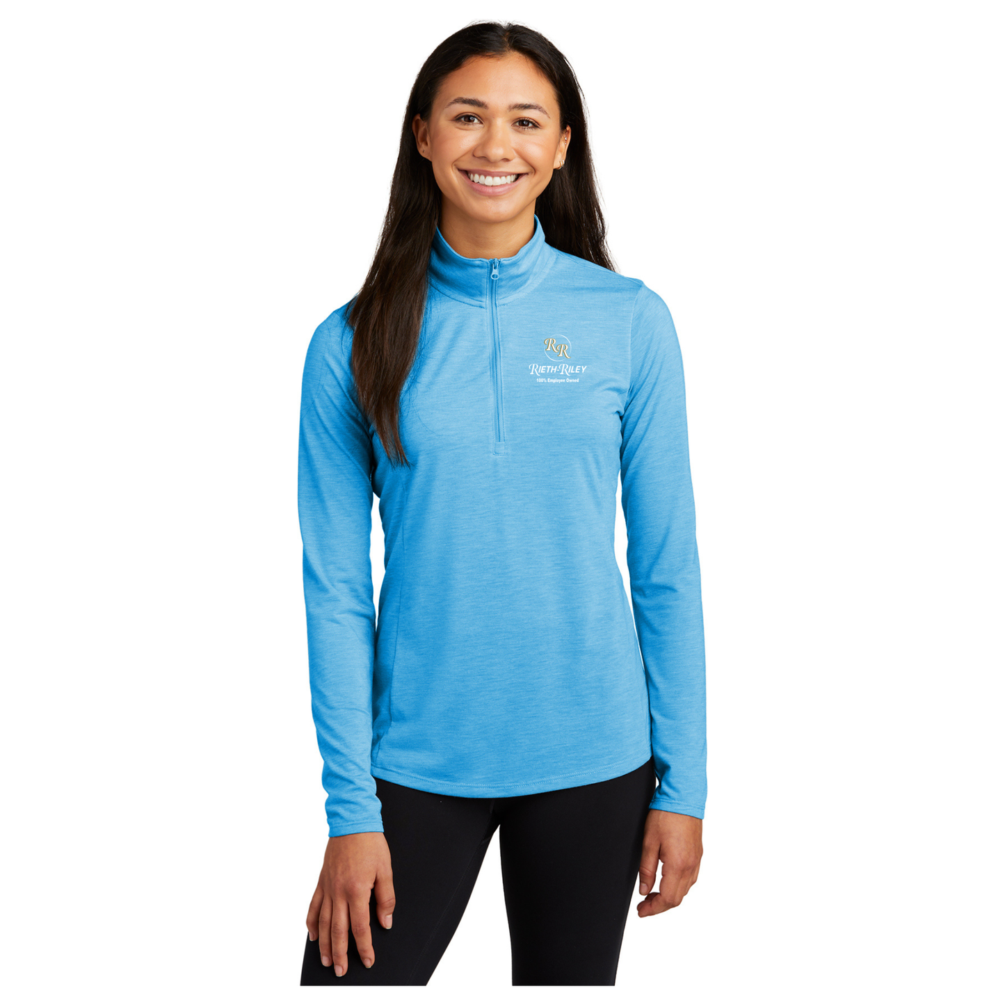 Sport-Tek ® Ladies PosiCharge ® Tri-Blend Wicking 1/4-Zip Pullover - LST407