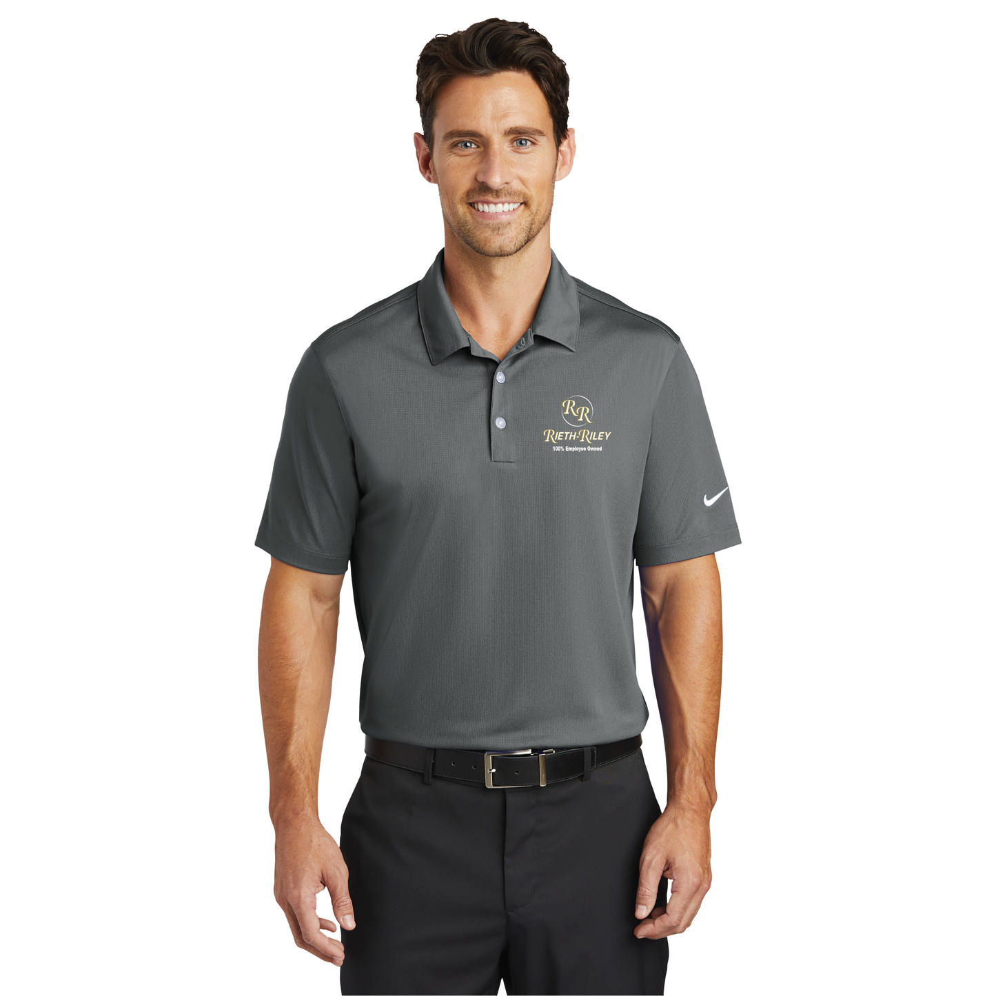 637167 Nike Dri-FIT Vertical Mesh Polo – Rieth Riley