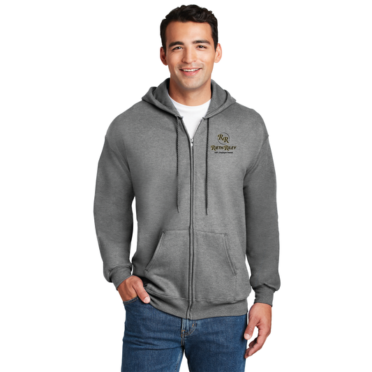 F283  Hanes® Ultimate Cotton® - Full-Zip Hooded Sweatshirt