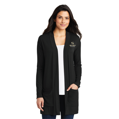 LK5434  Port Authority ® Ladies Concept Long Pocket Cardigan