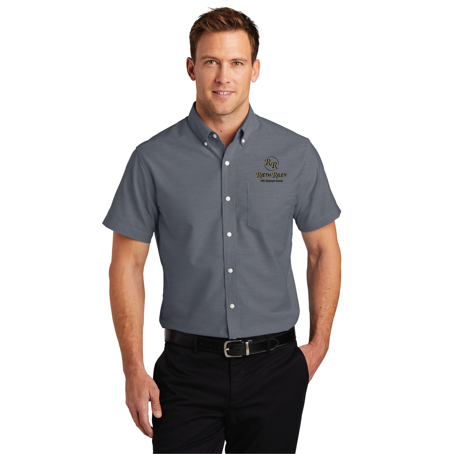 S659  Port Authority® Short Sleeve SuperPro™ Oxford Shirt